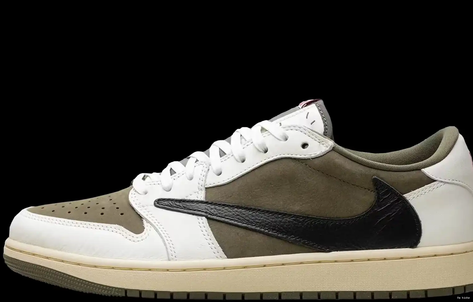 Retro Jordan Olive Medium 1 Low Scott OG SP Travis 0515